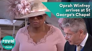 Oprah Winfrey arrives at Royal Wedding 2018 of Prince Harry and Meghan Markle