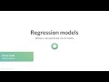 Python Tutorial: Regression models