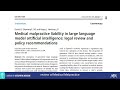 Journal of Osteopathic Medicine, AI Legal Review