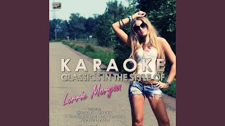 Dear Me (In the Style of Lorrie Morgan) (Karaoke Version)