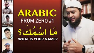Learn Arabic from zero #1 Real lesson