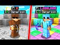 Going from RANK A to Prestige 1,000,000+ on DAY #1 in Minecraft PRISONS (Episode #1)