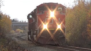 Train Not Found? Extra Train CN 404 Light Power passing Painsec Junction at Track Speed