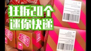 狂拆20个迷你快递