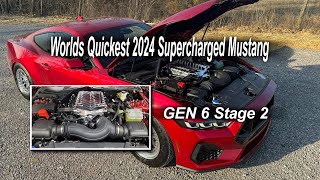 Worlds Quickest Supercharged  S650 2024 Ford Mustang on the planet!