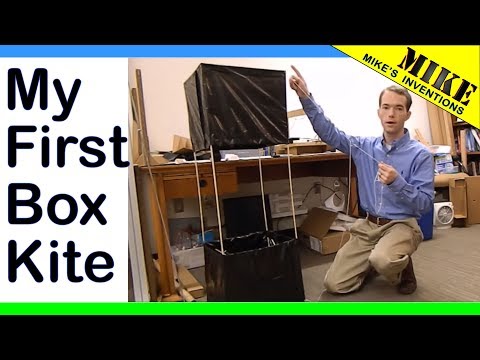 Building my First Box Kite Mikes Inventions Building my First Box Kite Mikes Inventions