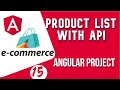 Angular project tutorial #15 Display Product List with API | Angular E-commerce Project