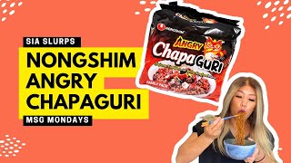 New NONGSHIM ANGRY CHAPAGURI - Instant Ramen/Noodle Review! 🔥