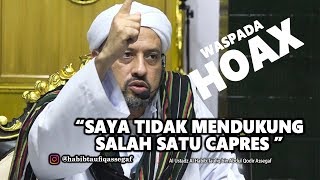 HOAX Habib Taufiq Assegaf mendukung CAPRES 2019