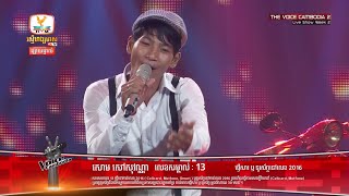 The Voice Cambodia - សោម សៅសុវណ្ណា - របាំចងស្នេហ៍  - Live Show 22  May 2016