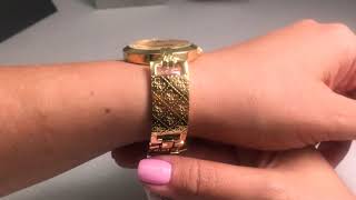 GUESS Gold Stainless Steel Bracelet W1228L2 - E-oro.gr