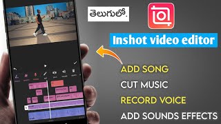 Inshot video editor telugu | Inshot music | how to cut song in Inshot