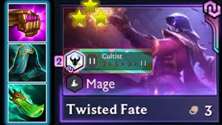 11 Cultist is an Easy Win - Chosen Twisted Fate - TFT Set 4.5 Revival