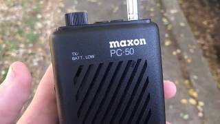 Maxon PC-50 49 MHz Walkie Talkie Telescopic Whip Antenna Long Range Test Part 2 of 2