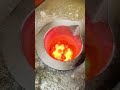 experience the joy of melting 1000g of gold. gold goldbar goldfactory