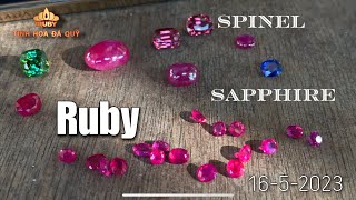 Hàng săn tuyển Đá Quý Ruby, Sapphire, Spinel tại vùng Mỏ Lục Yên 16/5/23 - IRUBY