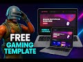 Create a Professional Gaming Website with HTML, CSS, and JavaScript | FREE Template