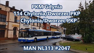 PKM Gdynia - linia 114, MAN NL313 #2047