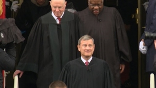 Raw: Supreme Court Justices Arrive at Capitol