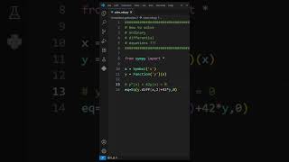 How to solve ordinary differential equations #python
