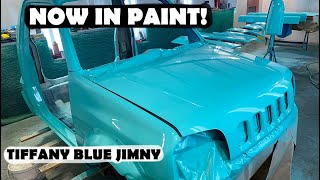 Project Jimny Pickup - Now in Paint! - Tiffany Blue