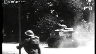 BURMA: Mandalay retaken (1945)