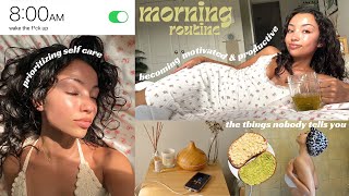 THE MORNING ROUTINE THAT CHANGED MY LIFE | easy tips to form healthy habits for happiness & success
