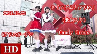 「アダムとアリス」（歌詞入り）Candy Cross【HD】2024.12.22・アリスガーデン