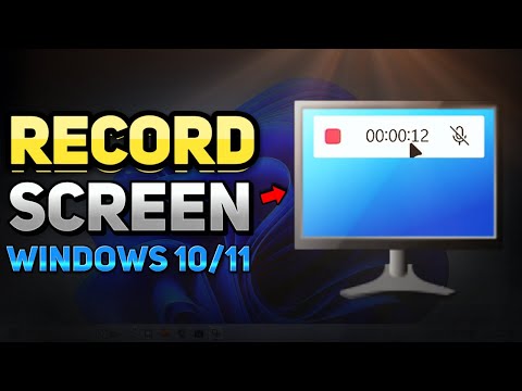 Как записать экран в Windows с помощью указателя мыши и звука (руководство для Windows 10/11)