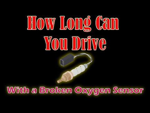 What happens if you drive with a broken O2 sensor?