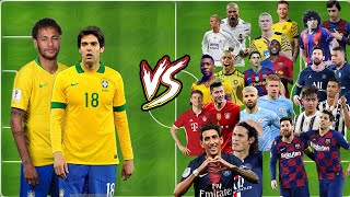 BR Neymar Kaka VS Legends (Ronaldo-Messi-Dybala-Vini Jr-Zlatan -Ronaldinho-Mbappé-Bale)