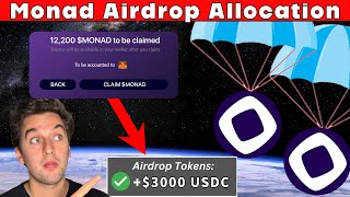 Monad Airdrop Allocation - DO THIS NOW