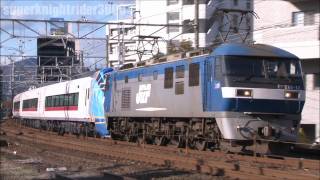 JR貨物 EF210-17号機+E657系カツK4編成 甲種輸送 横川～広島 2011.12