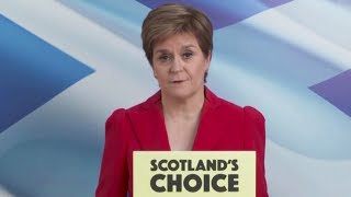 Second referendum is 'the will of the country' says Nicola Sturgeon in victory speech