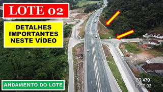 Neste vídeo podemos ver o andamento da duplicação da BR 470 no lote 2 - todos detalhes