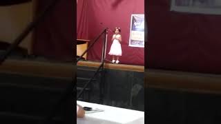 Speech ...Konkani....by  my little friend baby Sara Lobo ..... Mumbai