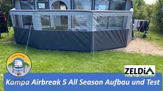 Kampa Air Break 5 All Season Aufbau und Test