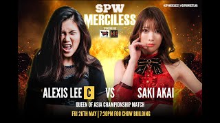 Alexis Lee vs Saki Akai | SPW Merciless