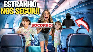 O ESTRANHO NOS PERSEGUIU NO AVIÃO - Deu ruim