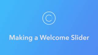 Ionic Creator Tutorials // Making a Welcome Slider