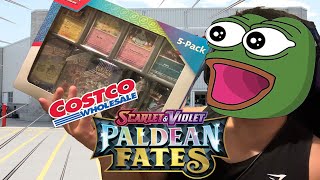 Pokémon Costco Exclusive Tin Bundles - Paldean Fates Opening