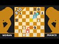 Moran's Once-In-A-Lifetime Chess Masterpiece! - Best Of The 50s - Moran vs. Franco, 1955