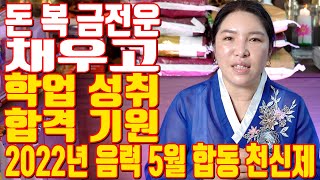 돈 복 금전운 채우고 학업 성취 합격 기원 2022년 음력 5월 합동 천신제 - 대전 용한 무당 점집 추천 후기 명화당 처녀보살