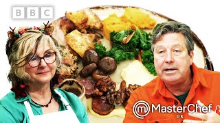 Which Celebrity Cooks The Ultimate Christmas Dinner? | MasterChef UK