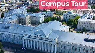 Kazan Federal University /Campus Tour /Hostel /Hospital for admission +919311346534