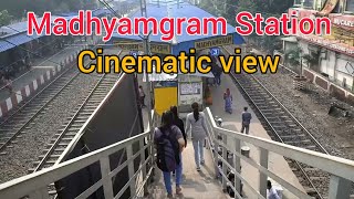 Madhyamgram station cinematic view | Barasat | india #shorts