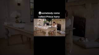 Funny Moment Prince Harry Behind The Window #shorts #princeharry