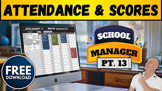 How To Track Student Attendance, Grades And Filter Classes In Excel (90 Min) [School Manager Pt. 13]