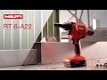 INTRODUCING Hilti cordless rivet tool RT 6-A22