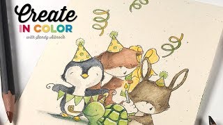 Create in Color with Sandy Allnock - Coloring with Watercolor Pencils